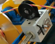 安裝在昆明昆寶電線電纜制造有限公司 高速RVS雙盤絞線機(jī)GSP630ZTD型一套生產(chǎn)現(xiàn)場(chǎng)