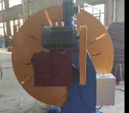 電纜活盤(pán)收卷機(jī)HP1600型試機(jī)現(xiàn)場(chǎng)