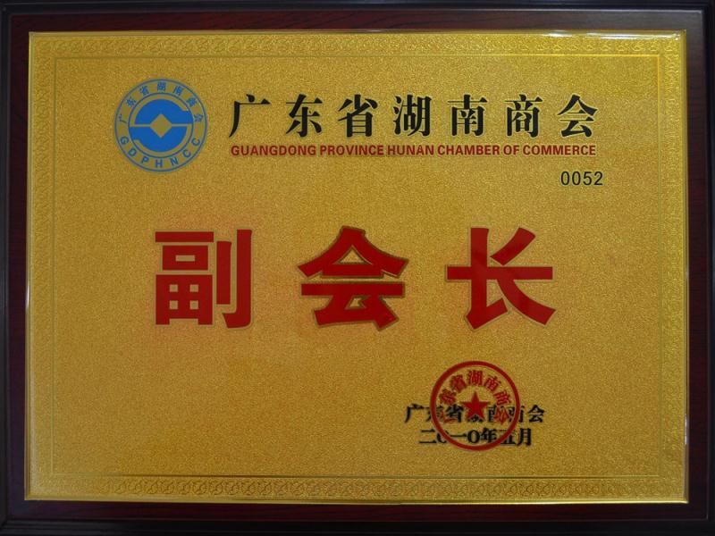 湖南商會(huì)副會(huì)長(zhǎng)證書(shū)圖